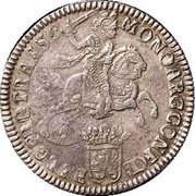 Netherlands 1 Ducaton (Piedfort) KM# Pn16 MO NO ARG CONFŒ BELG PRO TRANSISALANIAE coin reverse