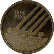 Netherlands ECU 100th Anniversary KNHB 1998 X# 229 1898 - 1998 KONINKLIJKE NEDERLANDSE HOCKEYBOND coin reverse Netherlands ECU 100th Anniversary KNHB 1998 X# 229 1898 - 1998 KONINKLIJKE NEDERLANDSE HOCKEYBOND coin reverse