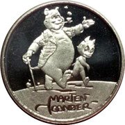 Netherlands ECU Marten Toonder 1996 In Sets only X# 213 MARTEN TOONDER coin reverse Netherlands ECU Marten Toonder 1996 In Sets only X# 213 MARTEN TOONDER coin reverse