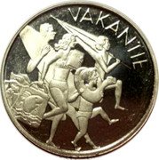 Netherlands ECU Vacation 1996 In Sets only X# 214 VAKANTIE coin reverse Netherlands ECU Vacation 1996 In Sets only X# 214 VAKANTIE coin reverse