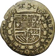 Netherlands 1 Stoter (Albert & Isabella) ALBERTVS ET ELISABET DG coin obverse Netherlands 1 Stoter (Albert & Isabella) ALBERTVS ET ELISABET DG coin obverse