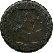Belgium 10 Centimes (Leopold I Marriage of The Duke) X# 1.2 L.L. PH. M.V. DUC DE BRABANT M. H. A. DUCHESSE DE BRABANT 21-22 AOUT LEO. WIENER coin reverse Belgium 10 Centimes (Leopold I Marriage of The Duke) X# 1.2 L.L. PH. M.V. DUC DE BRABANT M. H. A. DUCHESSE DE BRABANT 21-22 AOUT LEO. WIENER coin reverse