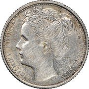 Netherlands 10 Cents Wilhelmina I 1903 KM# 135 WILHELMINA KONINGIN DER NEDERLANDEN coin obverse Netherlands 10 Cents Wilhelmina I 1903 KM# 135 WILHELMINA KONINGIN DER NEDERLANDEN coin obverse