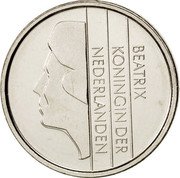 Netherlands 10 Cents Beatrix 1998 Proof KM# 203 BEATRIX KONINGIN DER NEDERLANDEN coin obverse Netherlands 10 Cents Beatrix 1998 Proof KM# 203 BEATRIX KONINGIN DER NEDERLANDEN coin obverse