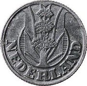 Netherlands 10 Cents Pattern 1941 KM# Pn129 NEDERLAND coin obverse