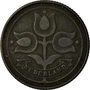 Netherlands 10 Cents Wilhelmina I 1943 KM# 173 NEDERLAND coin obverse