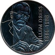 Netherlands 10 Ecu 10th Deathanniversary 3rd Minister-President Willem Drees 1998 ☤ b+a WILLEM DREES 1886-1988 coin reverse