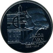 Netherlands 10 ecu Jacob van Kampen. 1996 X# 104 JACOB VAN CAMPEN 1596 - 1657 coin reverse Netherlands 10 ecu Jacob van Kampen. 1996 X# 104 JACOB VAN CAMPEN 1596 - 1657 coin reverse