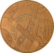 Netherlands 10 Euro 400 years of trade between Japan and Netherlands 2009 Proof KM# 291 400 JAAR HANDEL BEATRIX KONINGIN DER NEDERLANDEN coin obverse