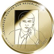 Netherlands 10 Euro 500th Death anniversary of painter Jheronimus Bosch 2016 Proof KM# 375 WILLEM-ALEXANDER KONING DER NEDERLANDEN 2016 coin obverse