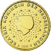 Netherlands 10 Euro Cent Queen Beatrix l 2011 Proof KM# 268 BEATRIX KONINGIN DER NEDERLANDEN 2009 coin obverse Netherlands 10 Euro Cent Queen Beatrix l 2011 Proof KM# 268 BEATRIX KONINGIN DER NEDERLANDEN 2009 coin obverse