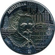 Netherlands 10 euro (Pieter Cornelisz Hooft.) AMSTERDAM 1997 PIETER CORNELISZ HOOFT 1581- 1647 coin reverse