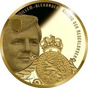 Netherlands 10 Euro Unesco Van Nelle Factory 2015 Proof KM# 366 WILLEM-ALEXANDER KONING DER NEDERLANDEN coin obverse Netherlands 10 Euro Unesco Van Nelle Factory 2015 Proof KM# 366 WILLEM-ALEXANDER KONING DER NEDERLANDEN coin obverse