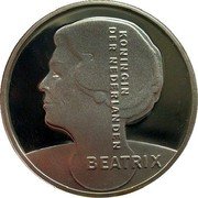 Netherlands 10 Guldens Jan Steen 1996 Proof KM# 223 BEATRIX KONINGIN DER NEDERLANDEN coin obverse Netherlands 10 Guldens Jan Steen 1996 Proof KM# 223 BEATRIX KONINGIN DER NEDERLANDEN coin obverse