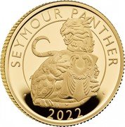UK 100 Pounds (Seymour Panther) SEYMOUR PANTER L.D 2022 coin reverse UK 100 Pounds (Seymour Panther) SEYMOUR PANTER L.D 2022 coin reverse