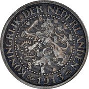 Netherlands 2 1/2 Cent Wilhelmina I 1913 KM# 150 KONINGRIJK DER NEDERLANDEN 1941 coin obverse Netherlands 2 1/2 Cent Wilhelmina I 1913 KM# 150 KONINGRIJK DER NEDERLANDEN 1941 coin obverse
