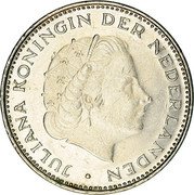 Netherlands 2-1/2 Gulden Juliana 1980 Proof KM# 191 JULIANA KONINGIN DER NEDERLANDEN coin obverse Netherlands 2-1/2 Gulden Juliana 1980 Proof KM# 191 JULIANA KONINGIN DER NEDERLANDEN coin obverse
