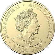 Australia 2 Dollars (Australian Ambulance Service) ELIZABETH II AUSTRALIA 2021 2 DOLLARS JC coin obverse Australia 2 Dollars (Australian Ambulance Service) ELIZABETH II AUSTRALIA 2021 2 DOLLARS JC coin obverse