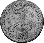 Netherlands 2 Ducatons 1717 KM# 99.3 Gelderland Province Standart Coinage MO NO ARG PRO CON FOE BELG D GEL C Z coin obverse Netherlands 2 Ducatons 1717 KM# 99.3 Gelderland Province Standart Coinage MO NO ARG PRO CON FOE BELG D GEL C Z coin obverse