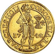 Netherlands 2 Ducats 1748 KM# 47.1 Holland Province Standard Coinage CONCORDIA RES - PARVAE CRES HOL 17 31 coin obverse Netherlands 2 Ducats 1748 KM# 47.1 Holland Province Standard Coinage CONCORDIA RES - PARVAE CRES HOL 17 31 coin obverse