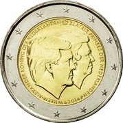 Netherlands 2 Euro Willem-Alexander Accession 2014 KM# 356 WILLEM-ALEXANDER KONING DER NEDERLANDEN BEATRIX PRINSES DER NEDERLANDEN 2014 coin obverse Netherlands 2 Euro Willem-Alexander Accession 2014 KM# 356 WILLEM-ALEXANDER KONING DER NEDERLANDEN BEATRIX PRINSES DER NEDERLANDEN 2014 coin obverse