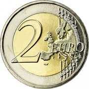 Netherlands 2 Euro Willem-Alexander 2nd map 2016 KM# 351 2 EURO LL coin reverse Netherlands 2 Euro Willem-Alexander 2nd map 2016 KM# 351 2 EURO LL coin reverse