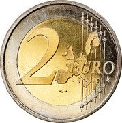 Netherlands 2 Euro Beatrix 1st Map 2000 KM# 241 2 EURO LL coin reverse Netherlands 2 Euro Beatrix 1st Map 2000 KM# 241 2 EURO LL coin reverse