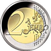 Netherlands 2 Euro (Willem-Alexander Accession) KM# 356a 2 EURO LL coin reverse Netherlands 2 Euro (Willem-Alexander Accession) KM# 356a 2 EURO LL coin reverse