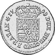 Netherlands 2 Liards Philip V 1709 KM# 6 DVX BVRGVND BRABAN Z 17 09 coin reverse Netherlands 2 Liards Philip V 1709 KM# 6 DVX BVRGVND BRABAN Z 17 09 coin reverse