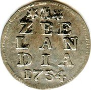 Netherlands 2 Stuivers Zeelandia Province 1759 KM# 59 ZEE LAN DIA 1754 coin reverse Netherlands 2 Stuivers Zeelandia Province 1759 KM# 59 ZEE LAN DIA 1754 coin reverse