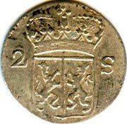 Netherlands 2 Stuivers 1785 KM# 80a Gelderland Province Standart Coinage 2 S coin obverse