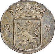 Netherlands 2 Stuivers 1790 KM# 112 Utrecht Province Standard Coinage 2 S coin obverse Netherlands 2 Stuivers 1790 KM# 112 Utrecht Province Standard Coinage 2 S coin obverse