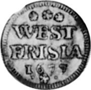 Netherlands 2 Stuivers West Friesland Province Standard Coinage WEST FRISIA 1677 coin reverse Netherlands 2 Stuivers West Friesland Province Standard Coinage WEST FRISIA 1677 coin reverse