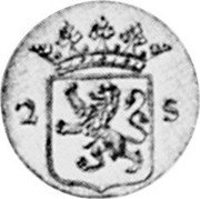 Netherlands 2 Stuivers KM# 13a Batavian Republic Standard Coinage 2 S coin reverse Netherlands 2 Stuivers KM# 13a Batavian Republic Standard Coinage 2 S coin reverse