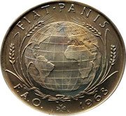 Malta 2 Tari Angelo FAO 1968  X# 23a FIAT PANIS F.A.O. 1968 coin obverse Malta 2 Tari Angelo FAO 1968  X# 23a FIAT PANIS F.A.O. 1968 coin obverse