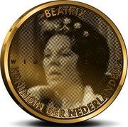 Netherlands 20 Euro 25 years Reign of Queen Beatrix 2005 Proof KM# 262 BEATRIX WIJ ZIJN KONINGIN DER NEDERLANDEN coin obverse Netherlands 20 Euro 25 years Reign of Queen Beatrix 2005 Proof KM# 262 BEATRIX WIJ ZIJN KONINGIN DER NEDERLANDEN coin obverse