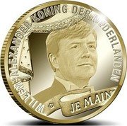 Netherlands 20 Euro Crowning of king Willem Alexander 2013 Proof KM# 341 WILLEM-ALEXANDER KONING DER NEDERLANDEN JE MAIN coin obverse Netherlands 20 Euro Crowning of king Willem Alexander 2013 Proof KM# 341 WILLEM-ALEXANDER KONING DER NEDERLANDEN JE MAIN coin obverse