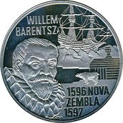 Netherlands 20 euro (500 Years of Barentsz Wintering in Nova Zembla.) X# 123 WILLEM BARENTSZ 1596 NOVA ZEMBLA 1597 coin reverse Netherlands 20 euro (500 Years of Barentsz Wintering in Nova Zembla.) X# 123 WILLEM BARENTSZ 1596 NOVA ZEMBLA 1597 coin reverse