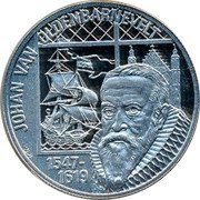 Netherlands 20 euro (Johan van Oldenbarnevelt.) X# 140 KONINKRIJK DER NEDERLANDEN 20 EURO 1997 coin reverse Netherlands 20 euro (Johan van Oldenbarnevelt.) X# 140 KONINKRIJK DER NEDERLANDEN 20 EURO 1997 coin reverse