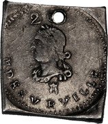 Netherlands 20 Sols Siege of Tournai. Louis XIV 1709 KM# 8 20 M DE SVRVILLE coin obverse