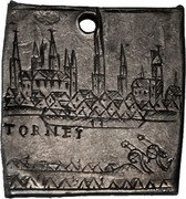 Netherlands 20 Sols Siege of Tournai. Louis XIV 1709 KM# 8 TORNEY coin reverse