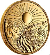 Canada 200 Dollars (125th Anniversary of the Klondike Gold Rush) coin reverse Canada 200 Dollars (125th Anniversary of the Klondike Gold Rush) coin reverse