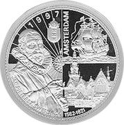 Netherlands 200 Euro Jan Pietersz Sweelinck 1997 X# 137 1997 AMSTERDAM JAN PIETERSZ SWEELINCK 1562 - 1621 coin reverse
