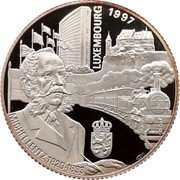 Netherlands 200 Euro Luxembourgish poet Michel Lentz 1997 X# 143 LUXEMBOURG 1997 MICHEL LENTZ 1820 - 1893 coin reverse Netherlands 200 Euro Luxembourgish poet Michel Lentz 1997 X# 143 LUXEMBOURG 1997 MICHEL LENTZ 1820 - 1893 coin reverse