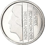 Netherlands 25 Cents Beatrix 1995 Proof KM# 204 BEATRIX KONINGIN DER NEDERLANDEN coin obverse Netherlands 25 Cents Beatrix 1995 Proof KM# 204 BEATRIX KONINGIN DER NEDERLANDEN coin obverse