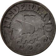Netherlands 25 Cents Wilhelmina I 1943 KM# 174 NEDERLAND coin obverse Netherlands 25 Cents Wilhelmina I 1943 KM# 174 NEDERLAND coin obverse