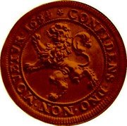Netherlands 3 Gulden (Pattern) KM# Pn18 CONFIDENS DNO NON MOVETVR 1684 coin obverse