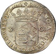Netherlands 3 Guldens 1764 Herringship KM# 141.1 West Friesland Province Standard Coinage MO ARG ORD FOED BELG WESTF coin obverse Netherlands 3 Guldens 1764 Herringship KM# 141.1 West Friesland Province Standard Coinage MO ARG ORD FOED BELG WESTF coin obverse