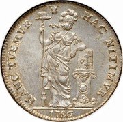 Netherlands 3 Guldens (60 Stuivers) 1786 KM# 117 Utrecht Province Standard Coinage HAC NITIMUR HANC TUEMUR 1786 coin reverse Netherlands 3 Guldens (60 Stuivers) 1786 KM# 117 Utrecht Province Standard Coinage HAC NITIMUR HANC TUEMUR 1786 coin reverse
