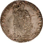 Netherlands 3 Guldens Batavian Republic Figure 1795 KM# 9.1 HAC NITIMVR HANC TVEMVR 1796 coin reverse Netherlands 3 Guldens Batavian Republic Figure 1795 KM# 9.1 HAC NITIMVR HANC TVEMVR 1796 coin reverse